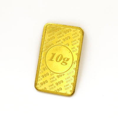 24kt GOLD BAR 999 10g