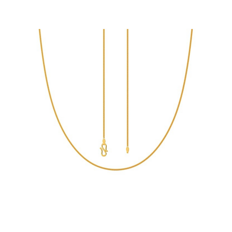 Gold Chain Curb Style 22Kt (2g,4g,8g,16g)