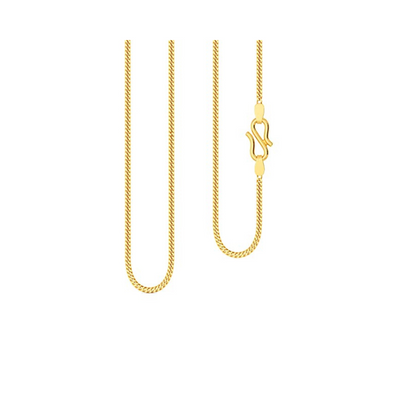 Gold Chain Curb Style 22Kt (2g,4g,8g,16g)